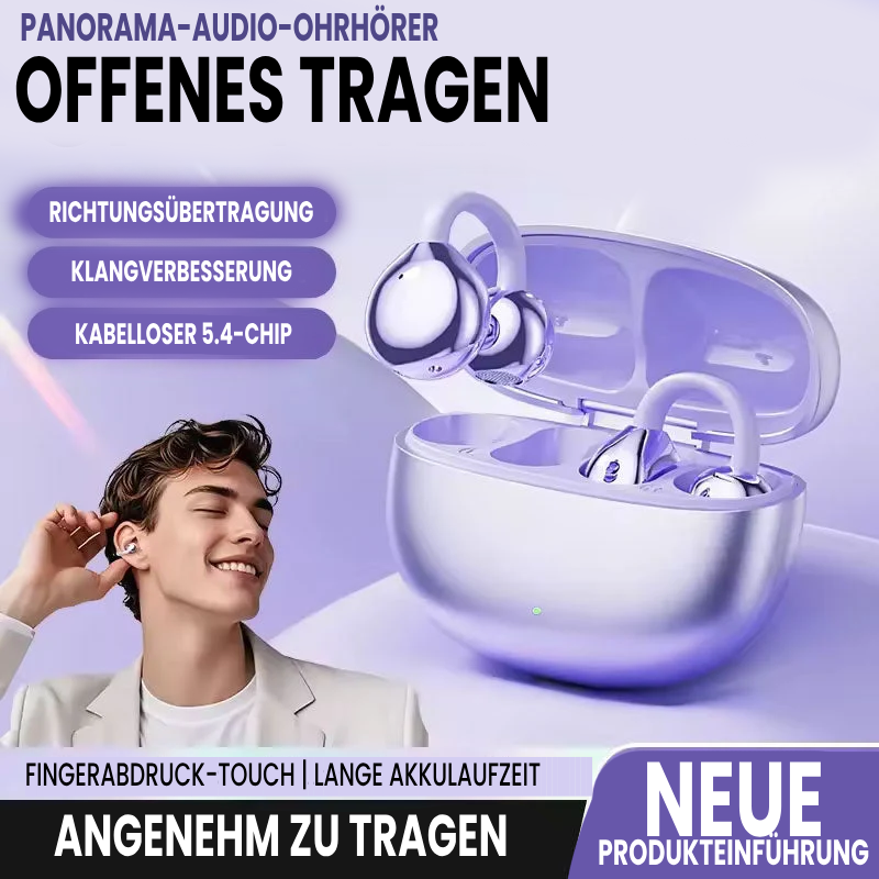 AeroClip Bluetooth-Kopfhörer mit Ohrclip