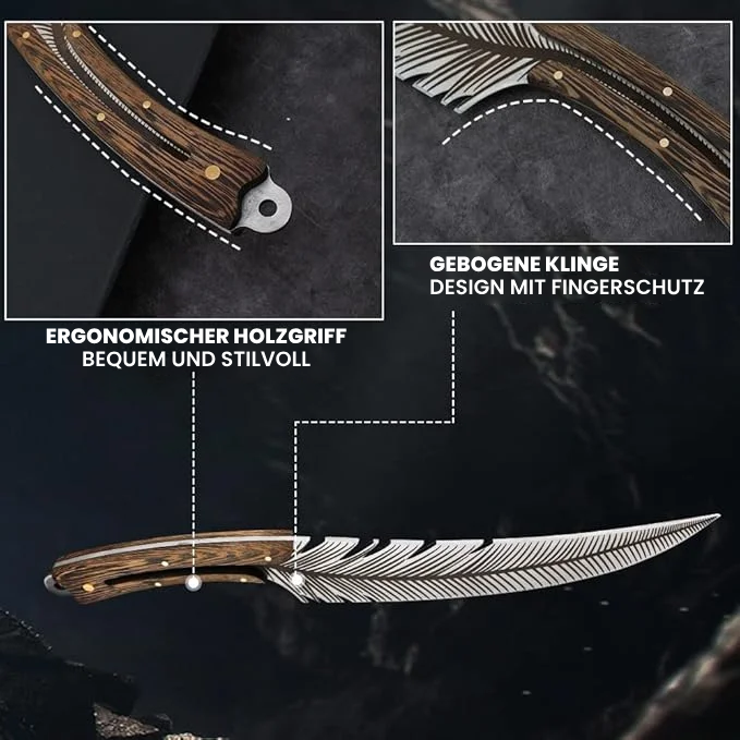 Feder Ausbeinmesser Geschmiedetes Messer