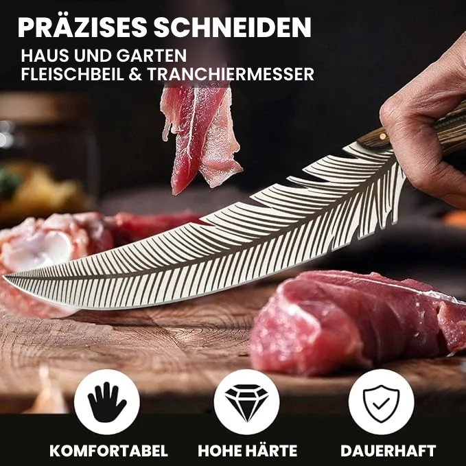 Feder Ausbeinmesser Geschmiedetes Messer