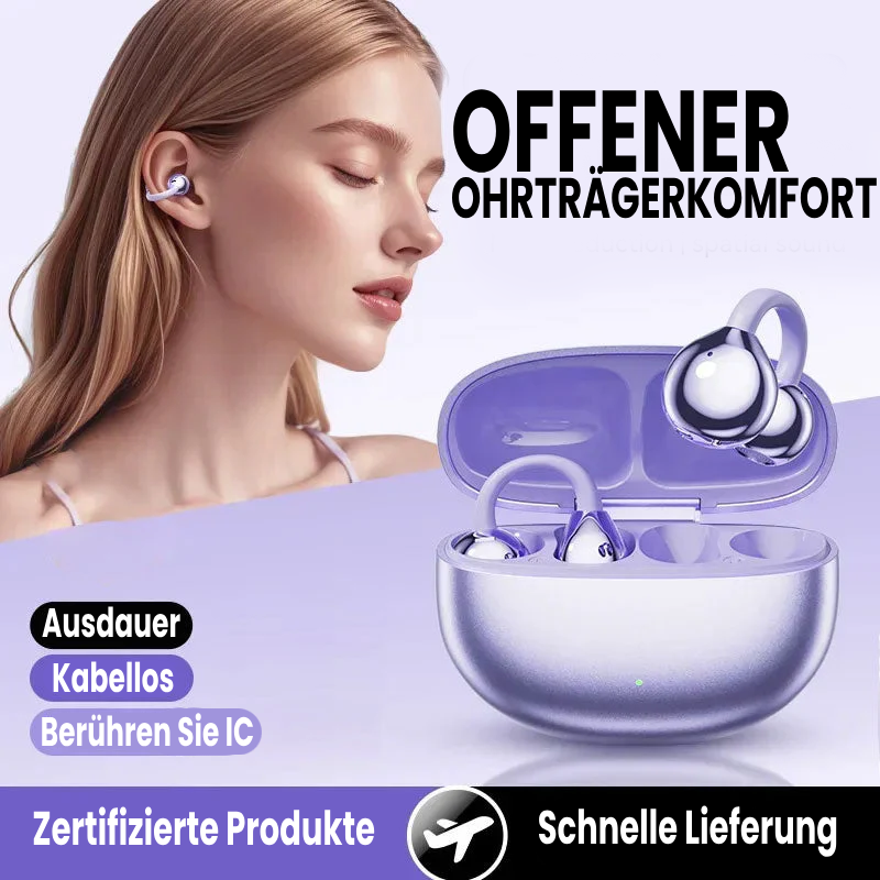 AeroClip Bluetooth-Kopfhörer mit Ohrclip