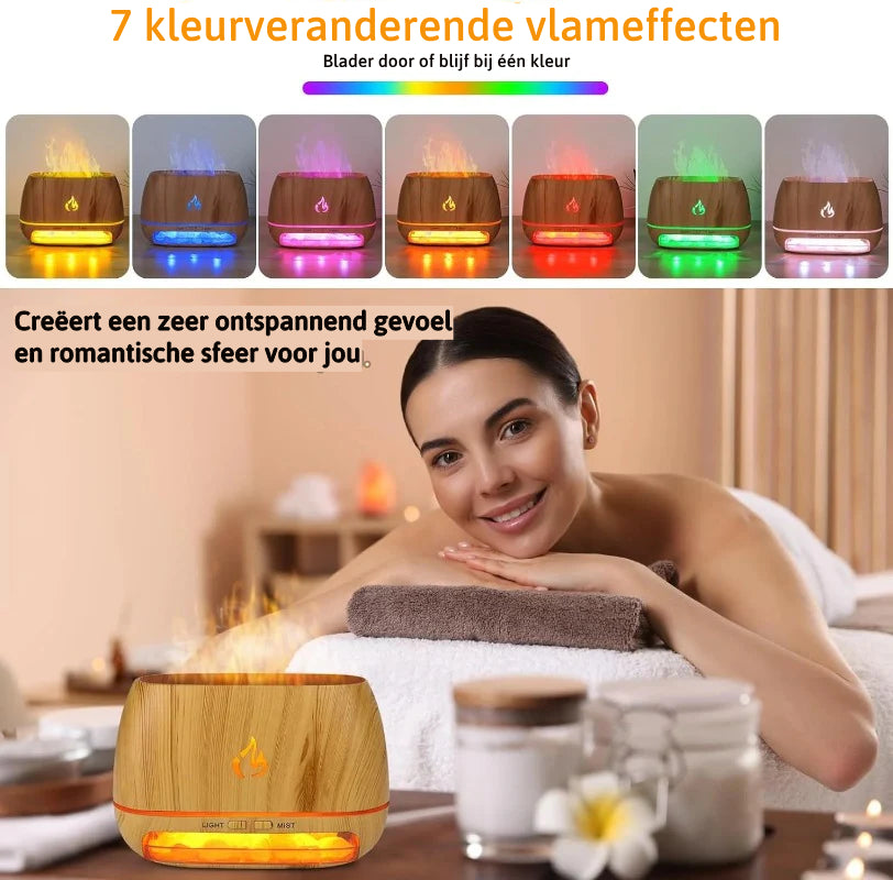 3-in-1-Duftdiffusor aus Himalaya-Salzstein