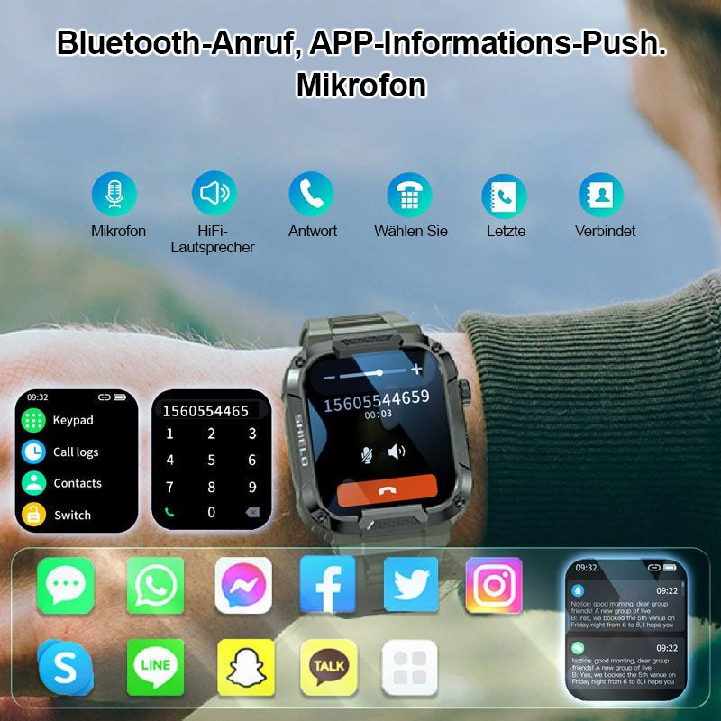 2024 VERBESSERTE MILITÄRISCHE SMARTWATCH