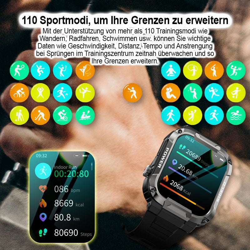 2024 VERBESSERTE MILITÄRISCHE SMARTWATCH