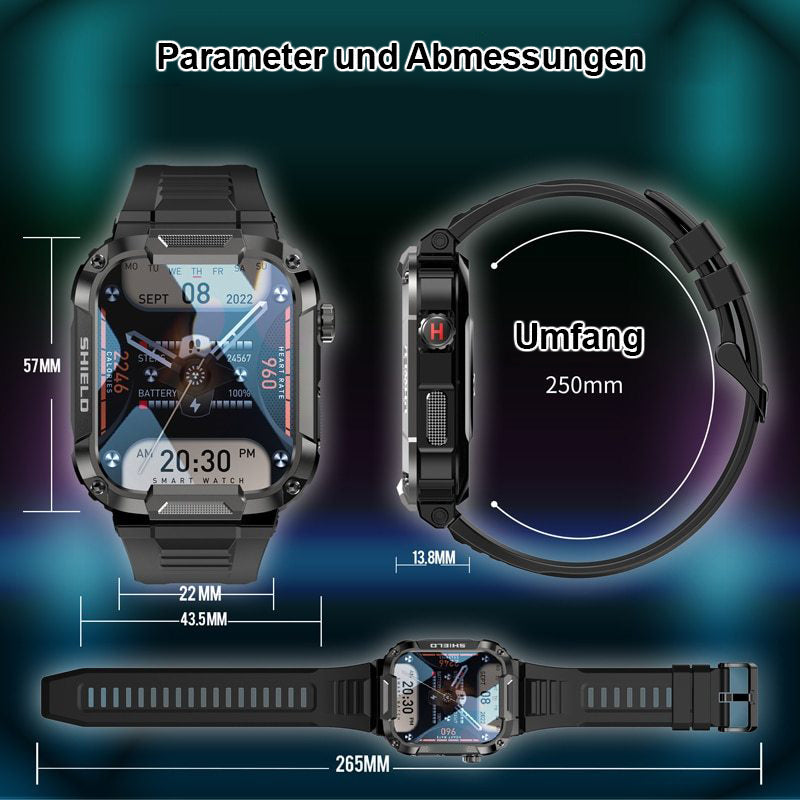 2024 VERBESSERTE MILITÄRISCHE SMARTWATCH