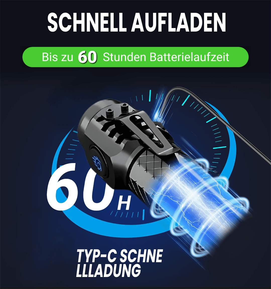 SUPERSTARKE MINI-TASCHENLAMPE