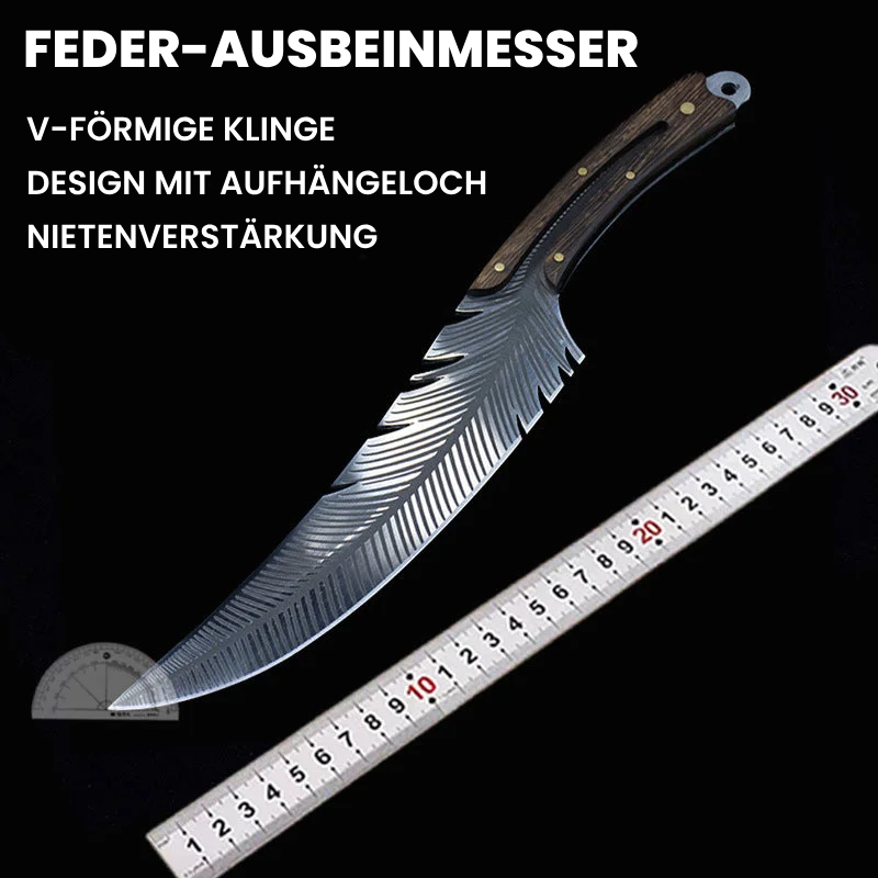 Feder Ausbeinmesser Geschmiedetes Messer