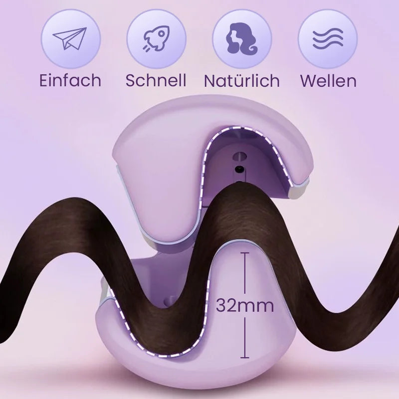 Romantischer Lockenstab für französische Eierrolle