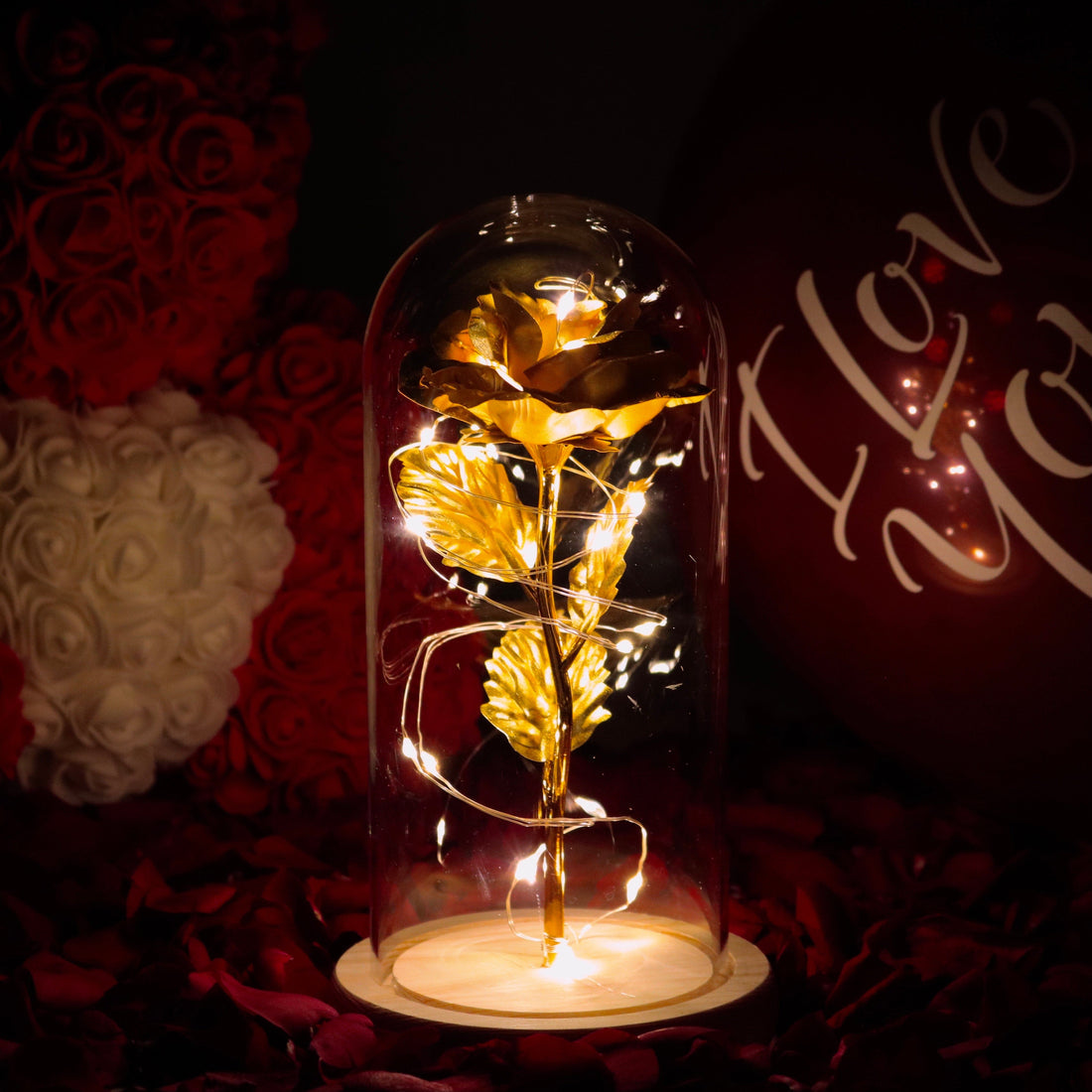 Verzauberte funkelnde Rose™