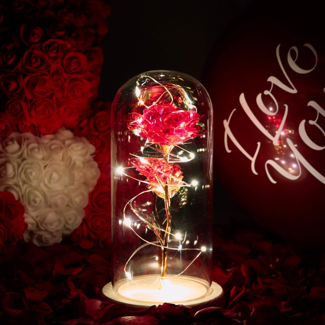 Verzauberte funkelnde Rose™