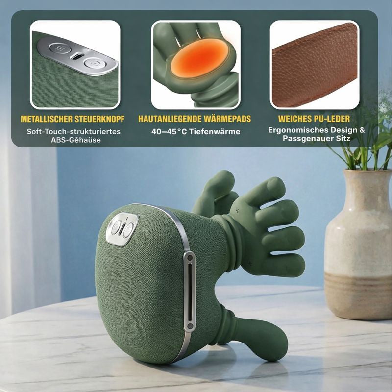 Melanocare™ – Bionisches Hand - Nacken- und Schultermassagegerät