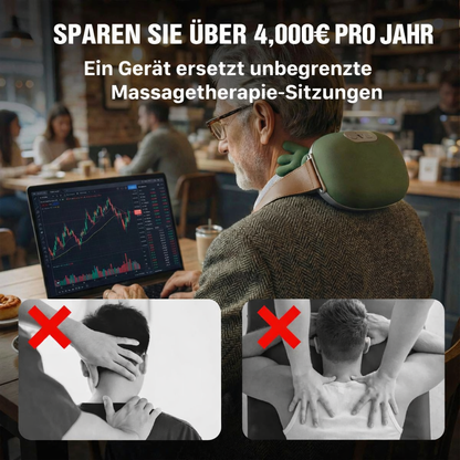 Melanocare™ – Bionisches Hand - Nacken- und Schultermassagegerät
