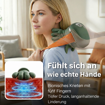 Melanocare™ – Bionisches Hand - Nacken- und Schultermassagegerät