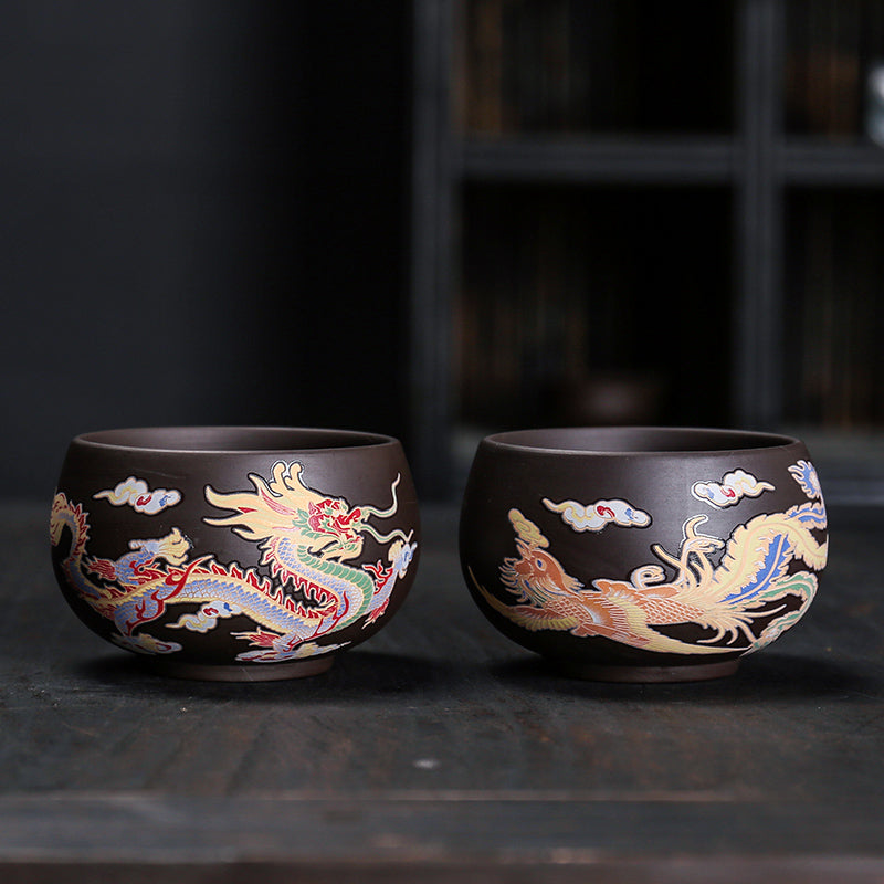 Farbwechselnde Drachen-Teetasse