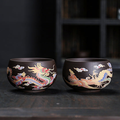 Farbwechselnde Drachen-Teetasse