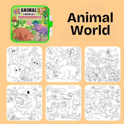 DoodleDry™ – das wiederverwendbare, kleckerfreie Wassermalbuch